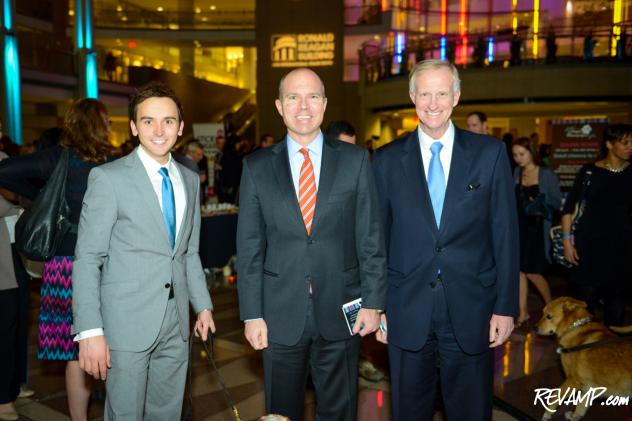 94.7 Fresh FM radio host Tommy McFLY and D.C. Councilmembers David A. Catania and Jack Evans.